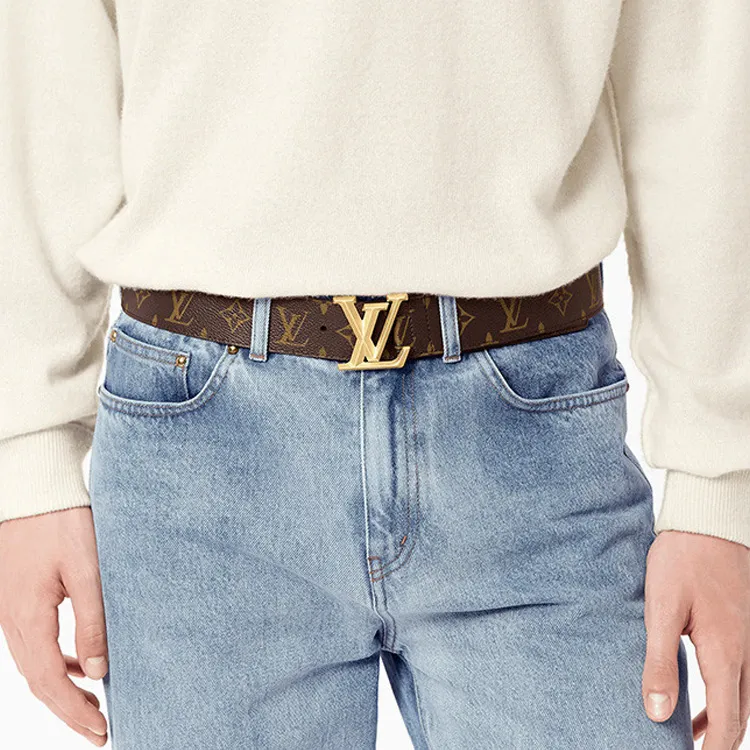 LOUIS VUITTON Belt Lv Pyramide 40mm-5