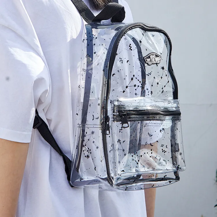 Vans PVC Backpack Regular Unisex Transparent-3