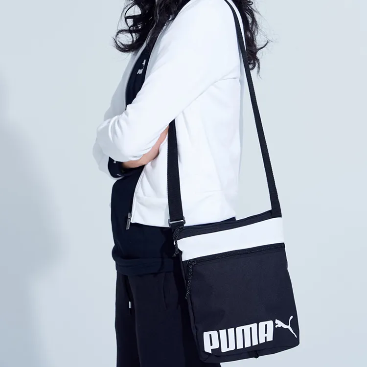 PUMA Fabric Shoulder Bag Crossbody Bag Regular Unisex Black-2