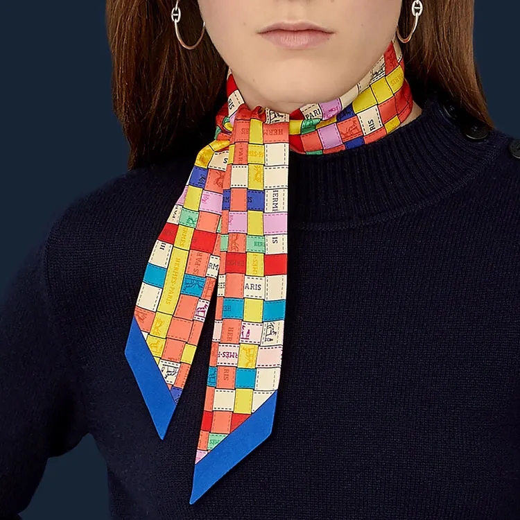 HERMES Silk Scarves Unisex Multicolor-1