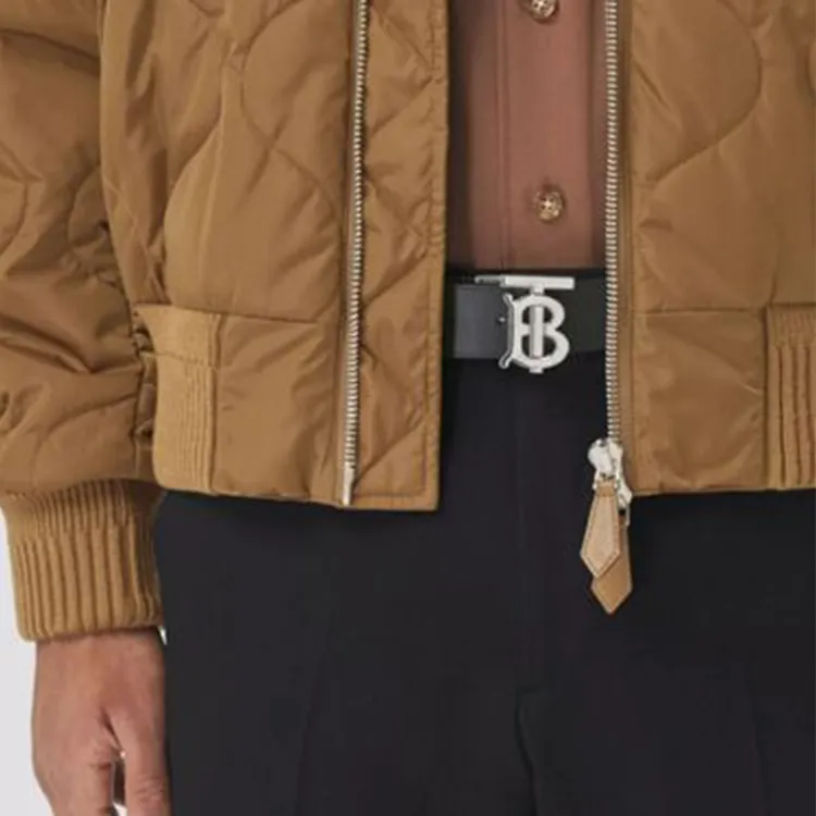 Burberry Reversible Monogram Motif Check Belt-4