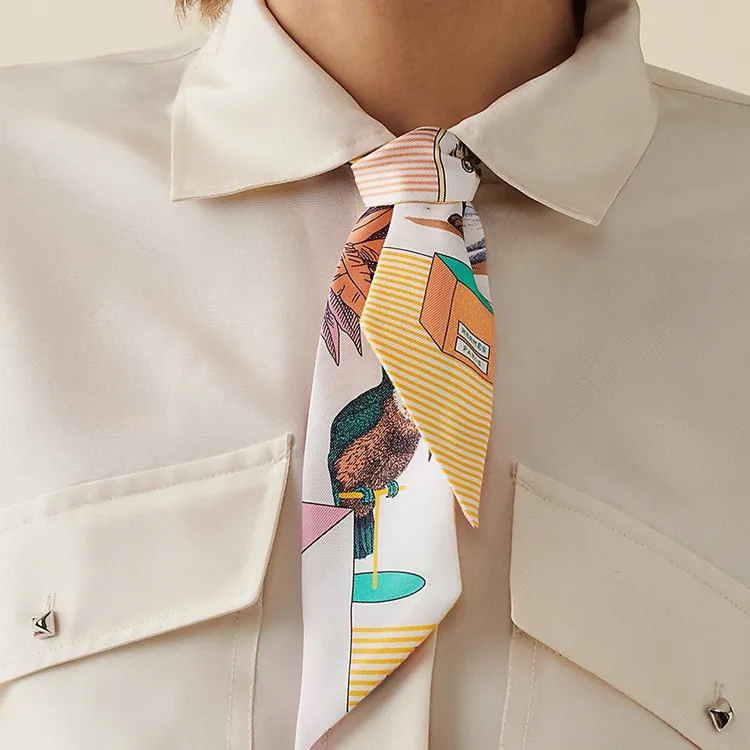 HERMES Silk Scarves Women's Multicolor-1