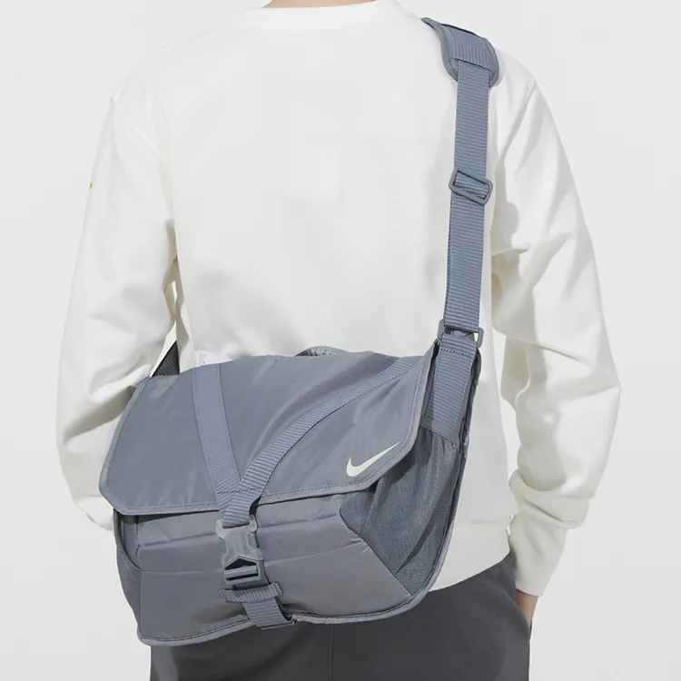 Nike Fabric Crossbody Bag Shoulder Bag Unisex Aqua Blue-5