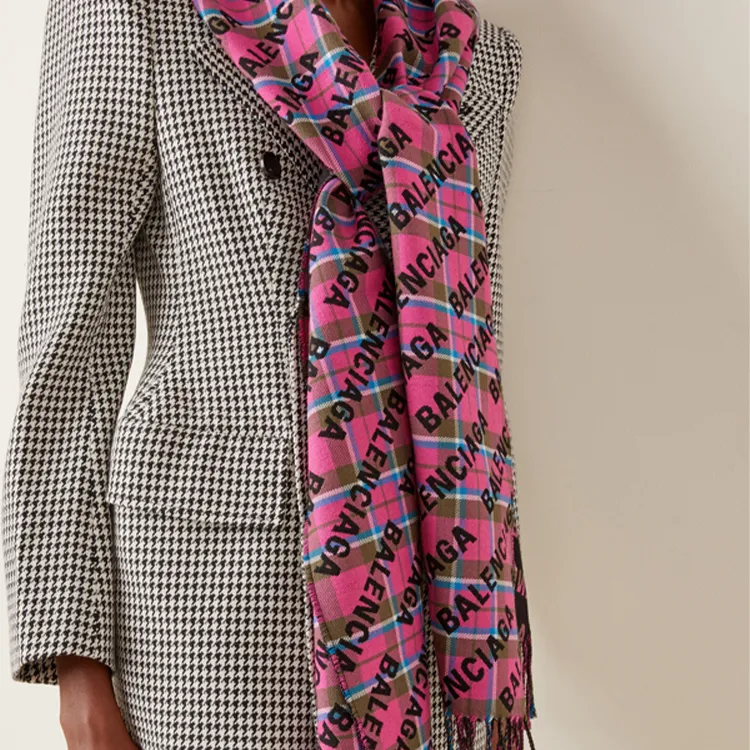 Balenciaga Wool Knit Scarves Women's-2