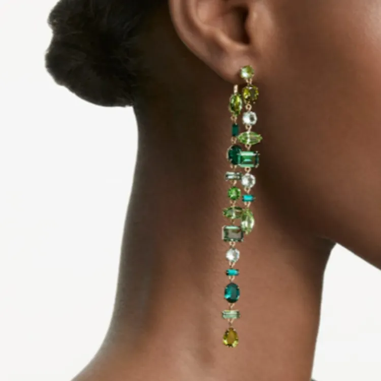 Swarovski Gema Crystal embellished Earrings-2