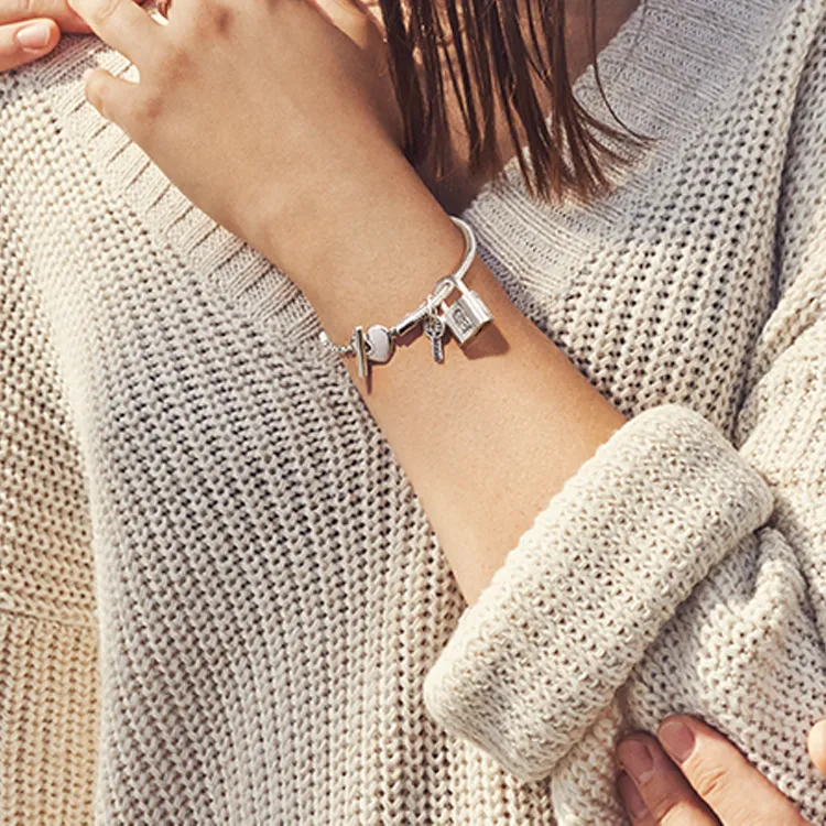 Pandora Bracelets Women's Silver-1