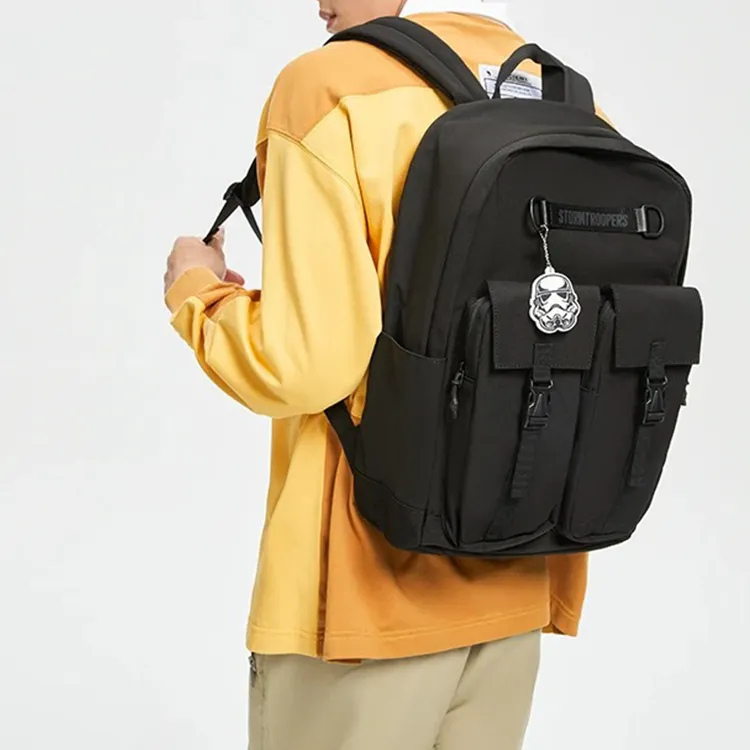 LiNing Star Wars Collaboration Fabric Backpack Regular Pure Black-3