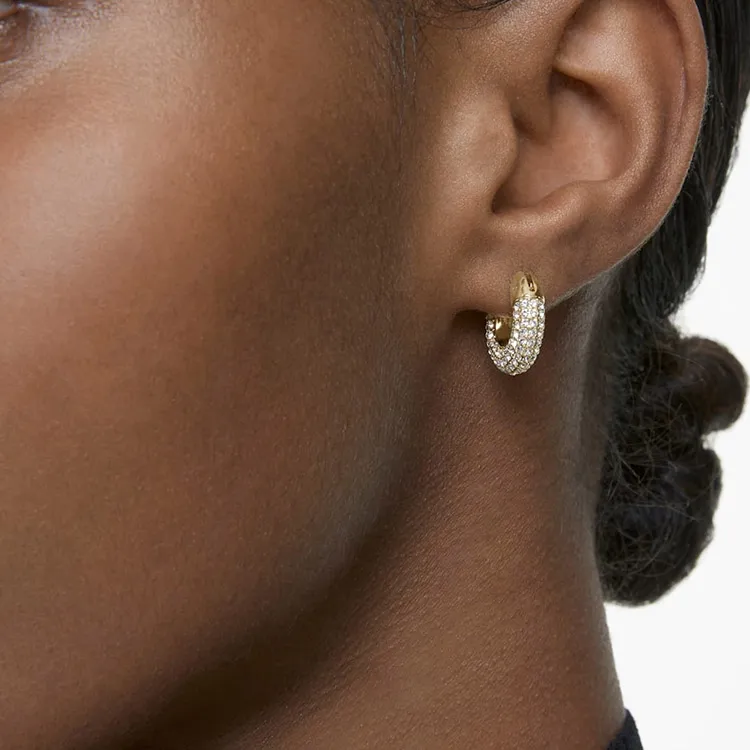 Swarovski Dextera Crystal embellished Hoop Earrings-2