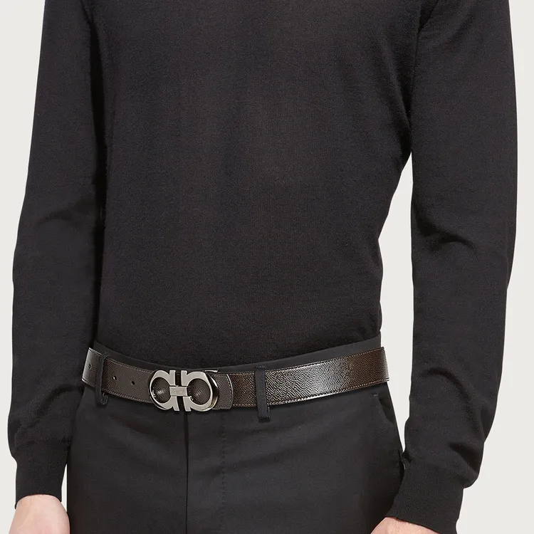 Ferragamo Reversible And Adjustable Gancini Belt-1