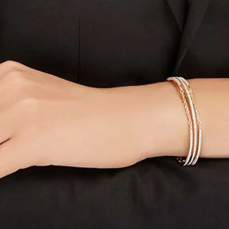 Swarovski Fine Bangles Women's Rose Gold-1
