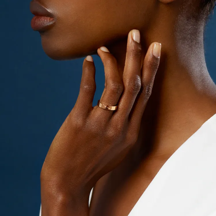 Chaumet 18K Rose Gold Rings Unisex-6