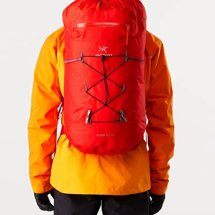 Arcteryx ALPHA Nylon Backpack Regular Unisex Red-4