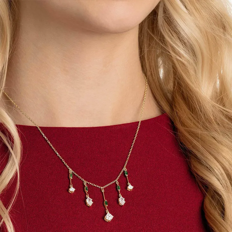 Swarovski Oz Necklaces Women's Gold-2