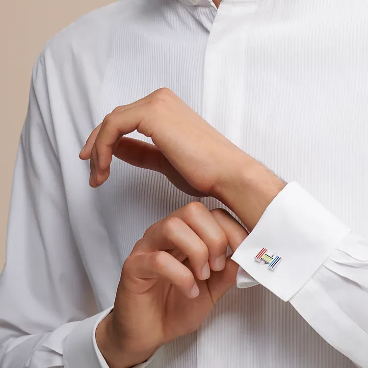 HERMES Cufflinks Men Multicolor-1