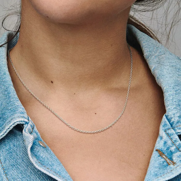 Pandora Necklaces Women's Silver-2