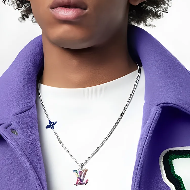 LOUIS VUITTON Lv Psychedelic Necklace-4