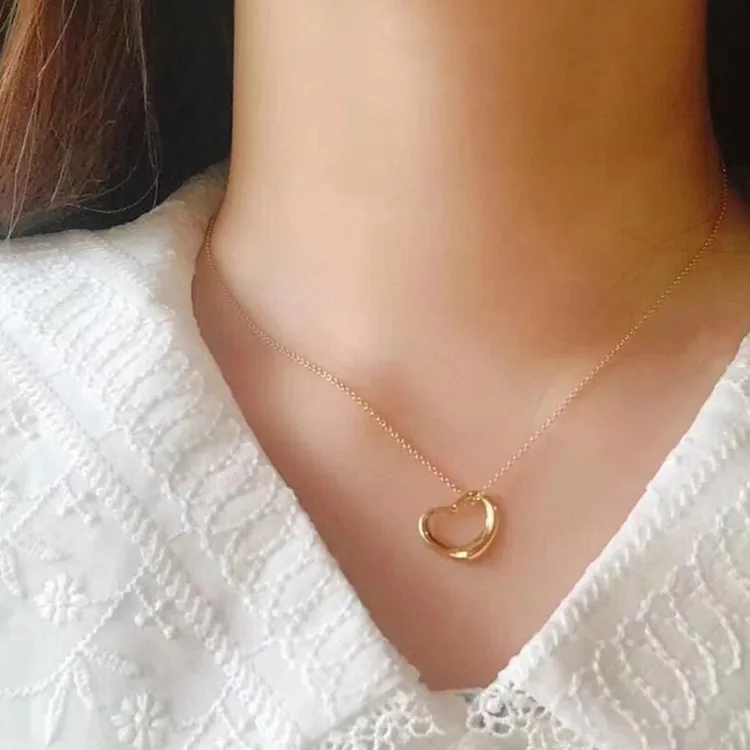 TIFFANY & CO. 18K Rose Gold Necklaces Women's Rose Gold-3