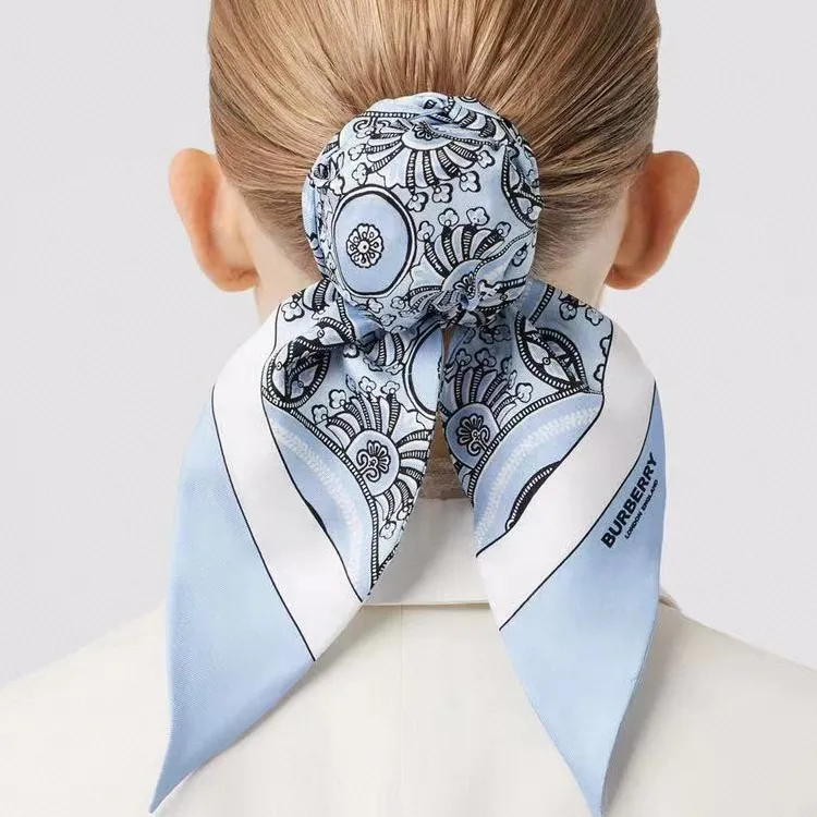 Burberry Hair Bands Women's Sky Blue-1