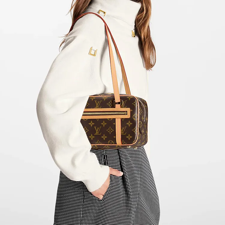 LOUIS VUITTON Monogram Cite Shoulder Bag-6