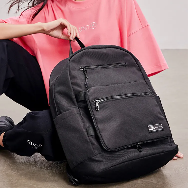 Anta Oxford Backpack Regular Unisex Black-4