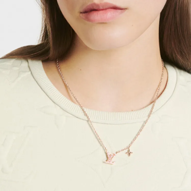 LOUIS VUITTON M02751 Lv Iconic Blush Necklace-2