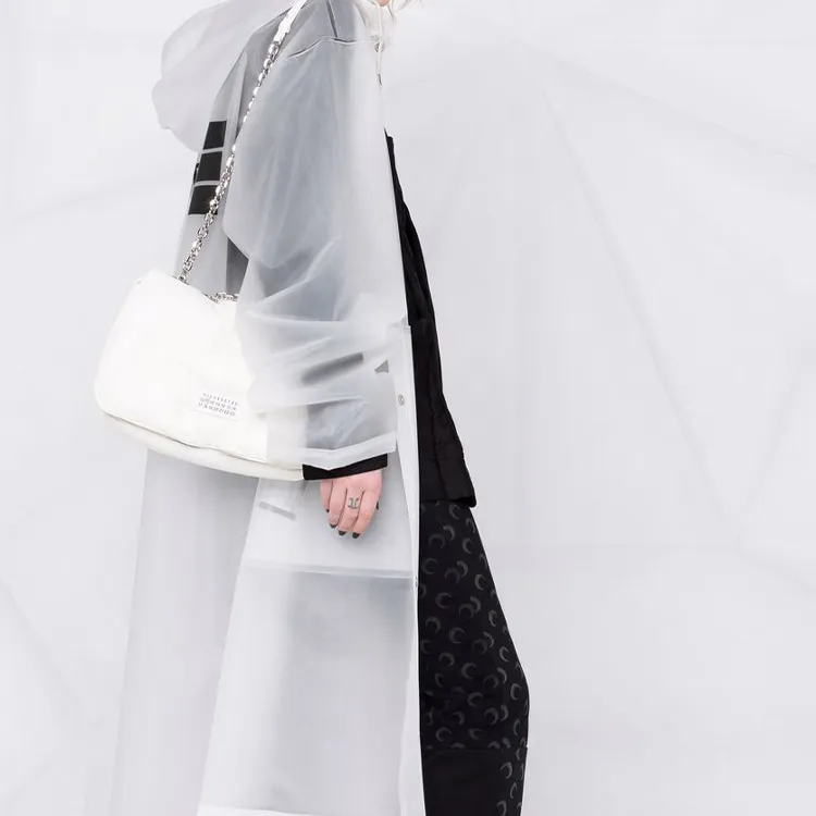 Maison Margiela Cow Leather Shoulder Bag Women's White-4