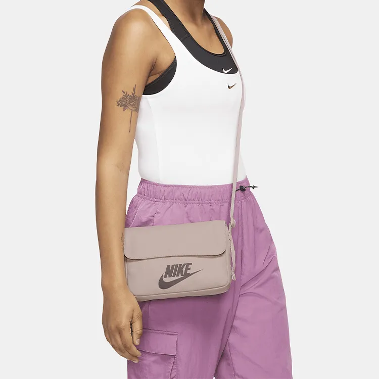 Nike Sportswear Polyester Small Square Bag Shoulder Bag, Crossbody Bag Regular Women's Ecru-4