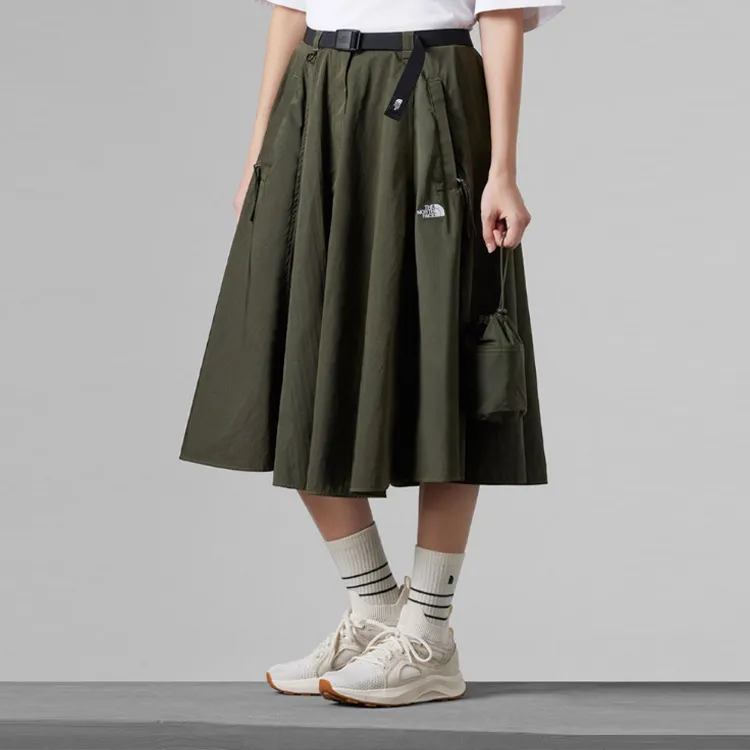 THE NORTH FACE UE Nature Quest Series Casual Long Skirts Women's Green-2