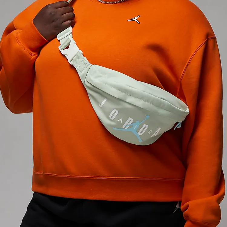 Jordan Polyester Crossbody Bag Sling Bag Fanny Pack Unisex Avocado Green-4