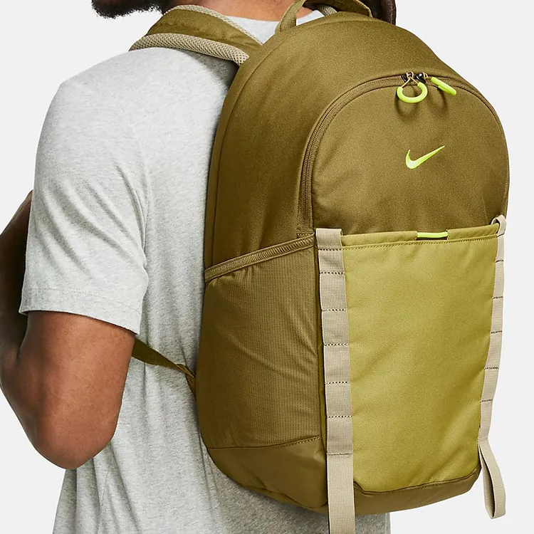 Nike Fabric Backpack Regular Unisex Olive Green-4