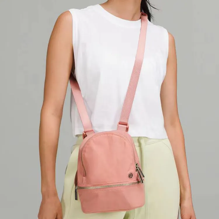 Lululemon Polyester Nylon Backpack Extra Mini Women's Pink-3