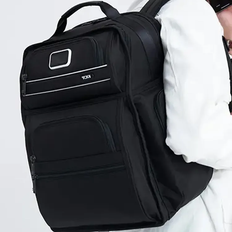 TUMI Nylon Laptop Bag Backpack Large Size Men's Black-6
