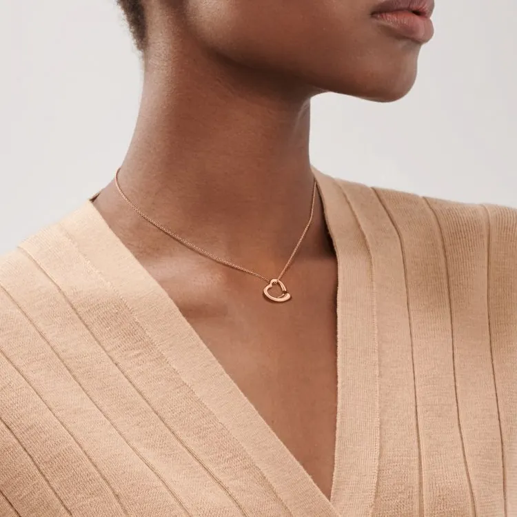 TIFFANY & CO. Elsa Peretti® 18K Rose Gold Necklaces Women's Rose Gold-2