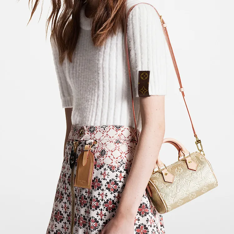 LOUIS VUITTON Nano Speedy Beige-6