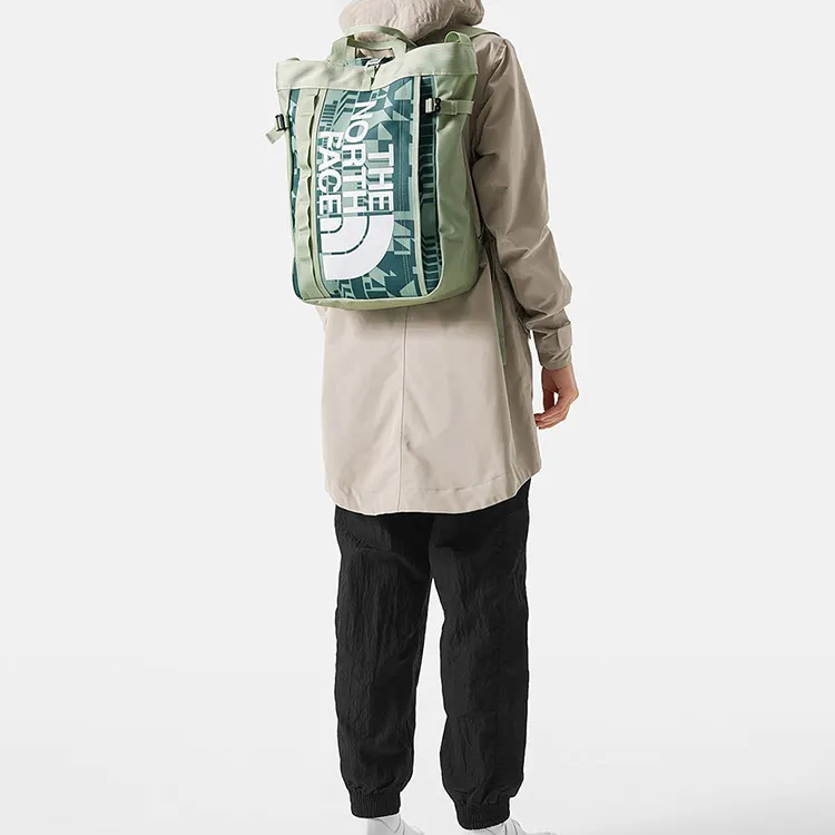 THE NORTH FACE Recycled Polyester Backpack Unisex Green-5