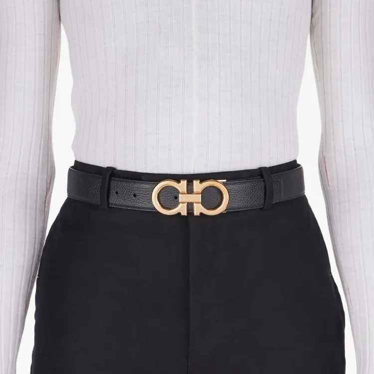 Ferragamo Gancini Leather Belt-1