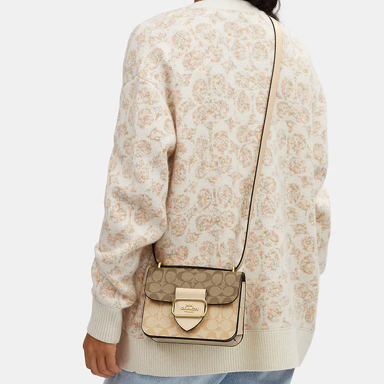 COACH Morgan 18 Square Crossbody In Blocked Signature Canvas-3