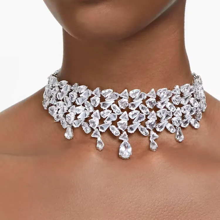 Swarovski Mesmera Crystal Choker Necklace-3