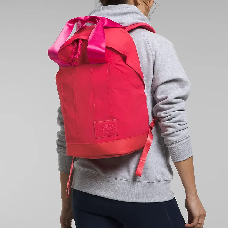 THE NORTH FACE Recycled Nylon Backpack Women's Rose Red-4