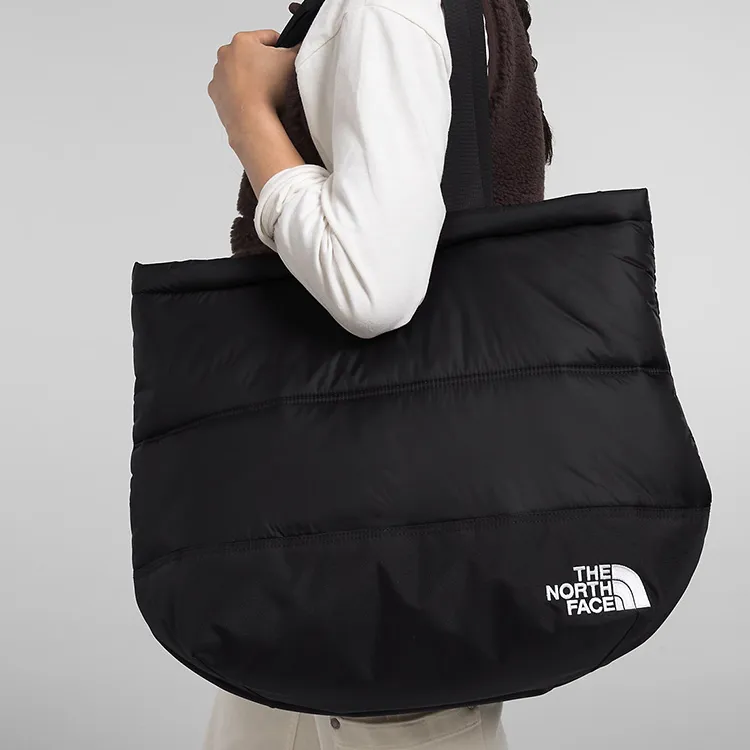 THE NORTH FACE Warm Material Tote Bag Shopping Bag Handbag Regular Unisex Black-3