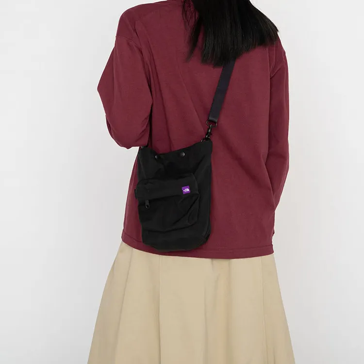 THE NORTH FACE PURPLE LABEL Polyester With Wool Shoulder Bag, Crossbody Bag Regular Unisex Black-4