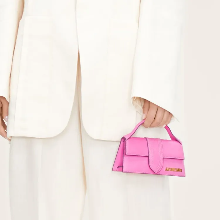 Jacquemus Le Bambino Leather Handbag Mini Women's Pink-4