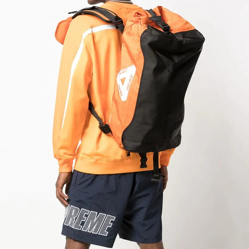 PALACE Fabric Travel Bags Backpacks Regular Unisex Orange-2