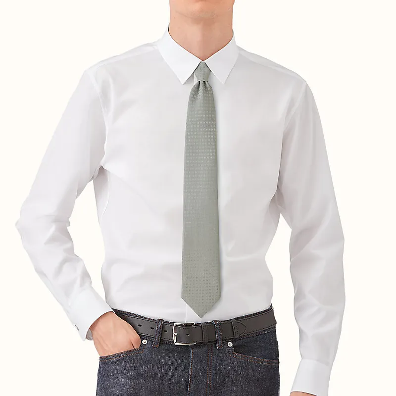 HERMES H Jacquard Ties Men-2