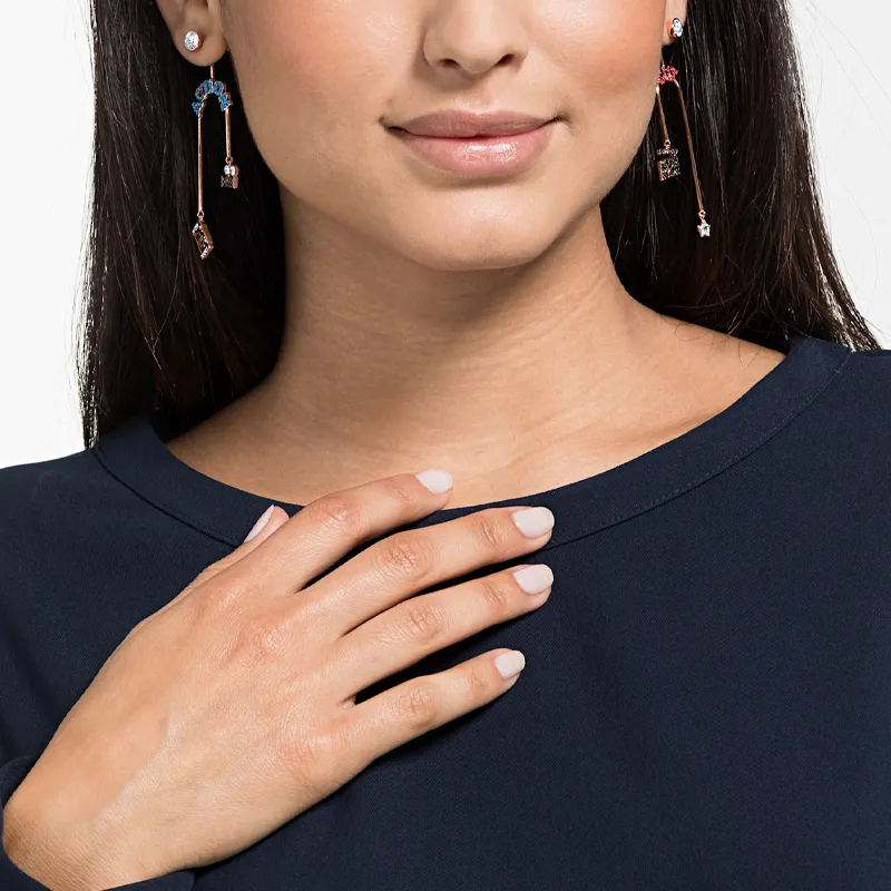 Swarovski Play Earrings Women's Multicolor-2