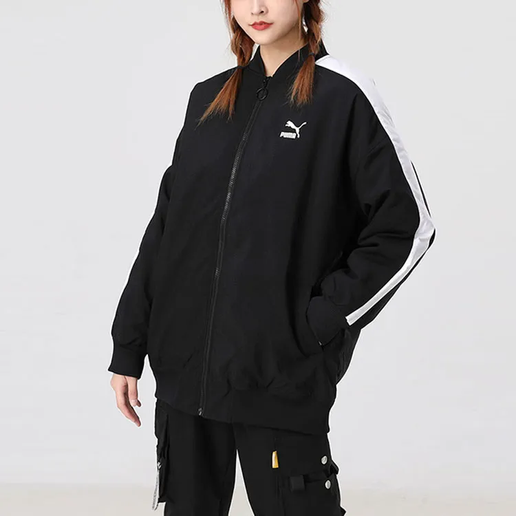 PUMA Classics Bomber Jackets Women's Black-4