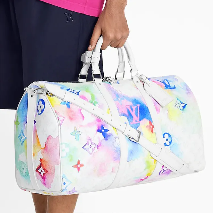 LOUIS VUITTON Keepall 50 Monogram Watercolor-4