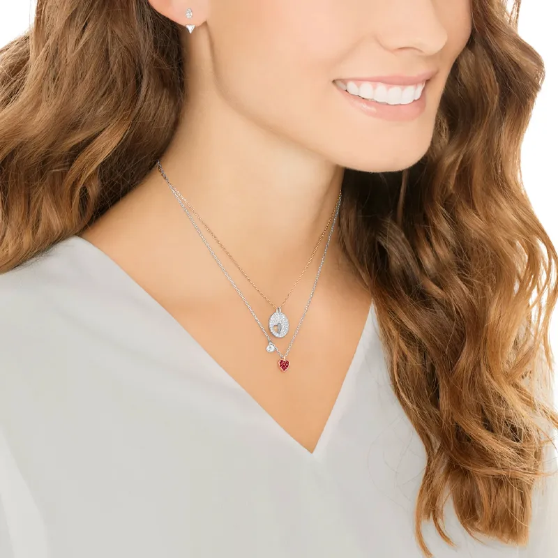 Swarovski Crystal Wishes Necklaces Women's Gold And Silver-2