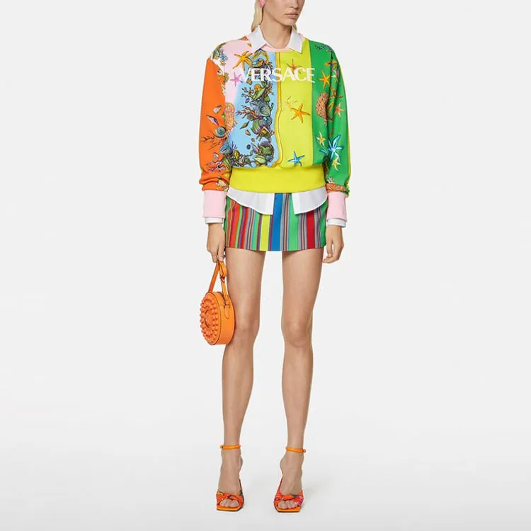 VERSACE Sweatshirts Women's Multicolor-3