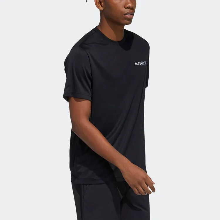 Adidas T Shirts Men Black-2